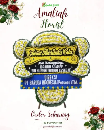 Papan Bunga Duka di Gembong
