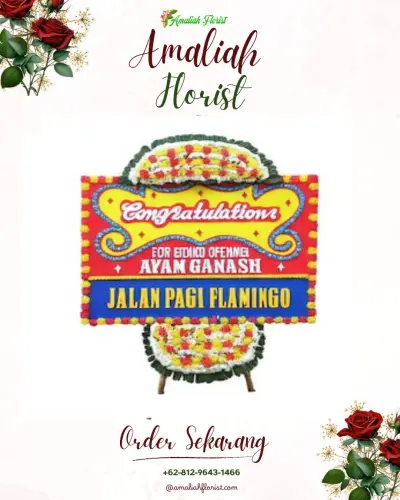 Bunga Papan Congratulation di Gembong
